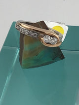 14KRW Diamond Ring R224