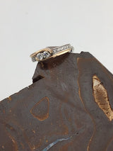14KRW Diamond Ring R224
