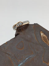 14KRW Diamond Ring R224