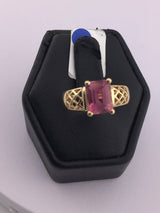 14KY Pink Tourmaline Ring R327