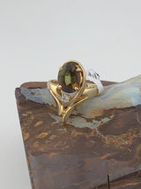 14KY Andalusite + Diamond Ring R247