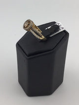 14KY Brown Diamond Ring R254