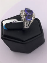 14KW Tanzanite Diamond Ring R257