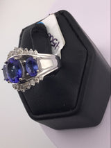 14KW Tanzanite Diamond Ring R257