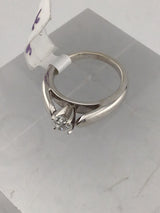 14KW Solitare Diamond Ring R261