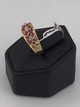 10KY Ruby Diamond Ring R269