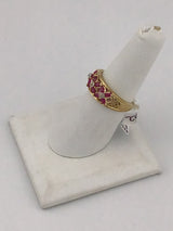 10KY Ruby Diamond Ring R269