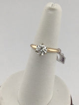 14KY Solitare Diamond Ring R286