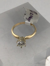 14KY Solitare Diamond Ring R287