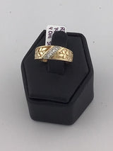 14KY Diamond Ring With Paltinum Setting R300
