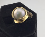 14KY Pearl Ring R322