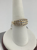 14KY Diamond Tiara Ring R341