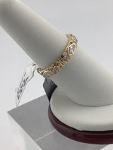 14KY Bezel Set Diamond Ring R354