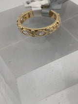 14KY Bezel Set Diamond Ring R354