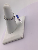 14KW Sapphire + Diamond Band R368