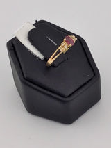 10KY Ruby + Diamond Ring R369