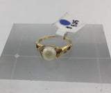 14KY Pearl Ring R395