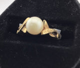 14KY Pearl Ring R395