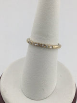 14KY Dainty Diamond Wedding Band R397
