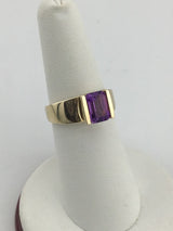 10KY Amethyst Ring R399