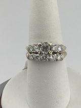 14KY Diamond Wedding Set R403