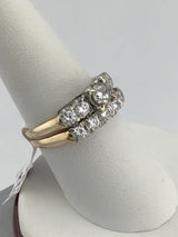 14KY Diamond Wedding Set R403