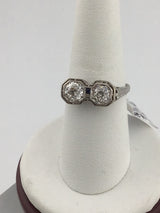 Platinum Vintage Diamond Ring R424