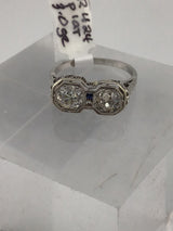 Platinum Vintage Diamond Ring R424