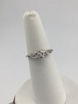 14KW Vintage Diamond Ring R425