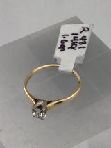 14KY Solitare Diamond Ring R431