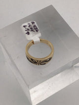 14KY Fancy Diamond Wedding Band R436