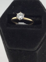 14KY Diamond Solitare Ring R437