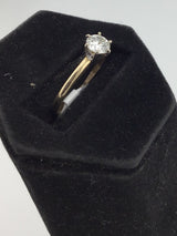 14KY Diamond Solitare Ring R437
