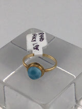 14KY Larimar Ring R440