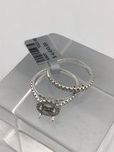 18KW Diamond Wedding SET R444