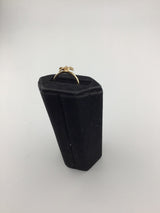 14KY Flower DIamond Ring R451