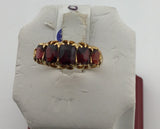 18KY Garnet Ring R469