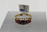 18KY Garnet Ring R469