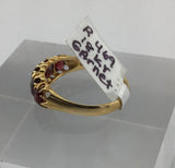 18KY Garnet Ring R469