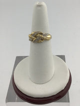 10KY subtle diamond ring R480