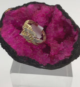 10KY subtle diamond ring R480