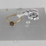 14KY Dainty Flower Diamond Ring R481