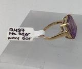 14KY Amethyst Ring R487