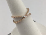 14KR Rose Colored Diamond Ring R491