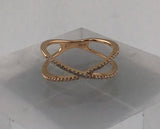 14KR Rose Colored Diamond Ring R491